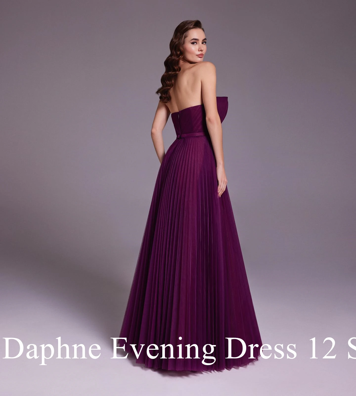 Customized Exquisite Sweetheart Appliques Belt Evening Dress Graceful Tulle Zipper Back Pleats Photo Color Vestido De Noche