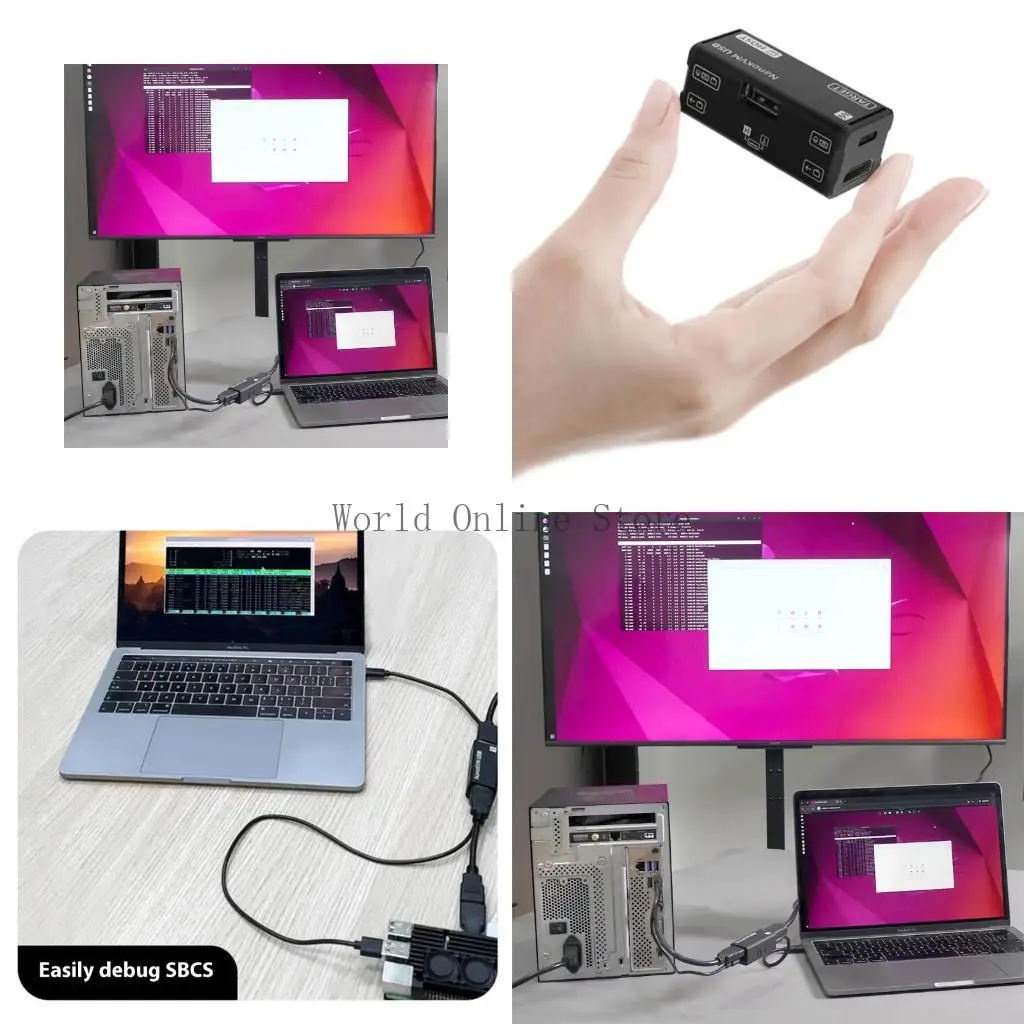 

Virtual Keyboard Mouse Web Control 4K30fps Loopback Adapting 87HC