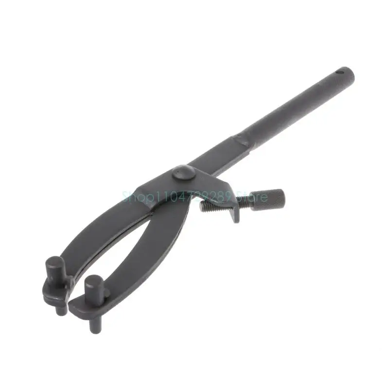 Adjustable Spanner Wrench Set - Flywheel Hub, Sprocket & Fan Clutch Removal Tool with Wrench Holder