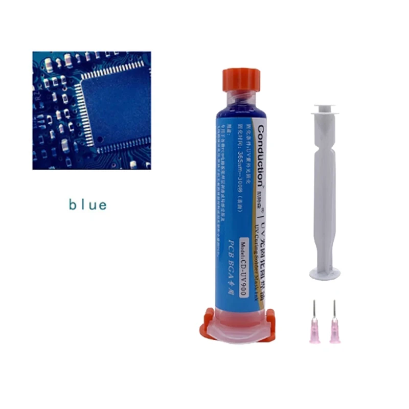 Imagem -04 - Pcb Bga Solda Resistir uv Curável Solda Ótimo Mastro Reparação Pintura Máscara de Solda Solda Resistir Cores 10cc uv