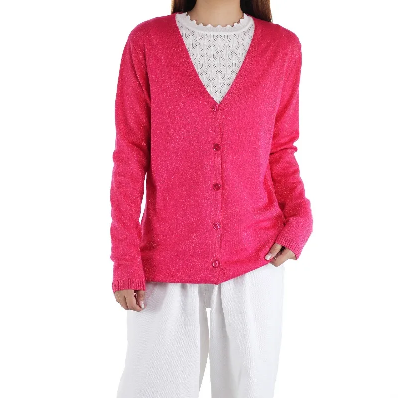 Women's Cardigan Women's Knitted Sweater Cardigan Jacket Autumn and Winter Sweater