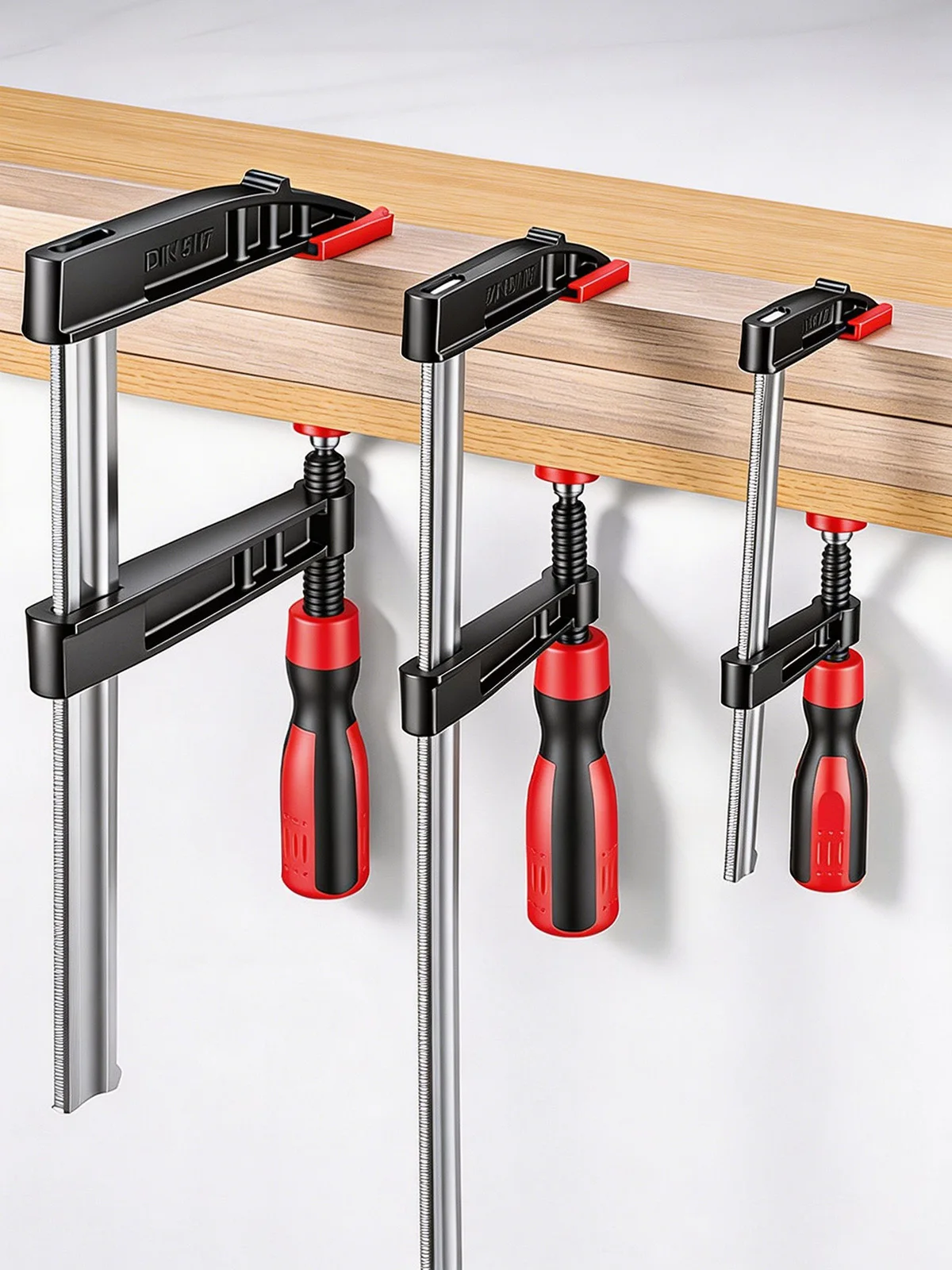 Hochleistungs-F-Klemme mit Schnellverschluss für Holzbearbeitung, Metallbefestigung, Hochfeste Tischler-, Industrie- und DIY-Handwerkzeuge – Detail 2