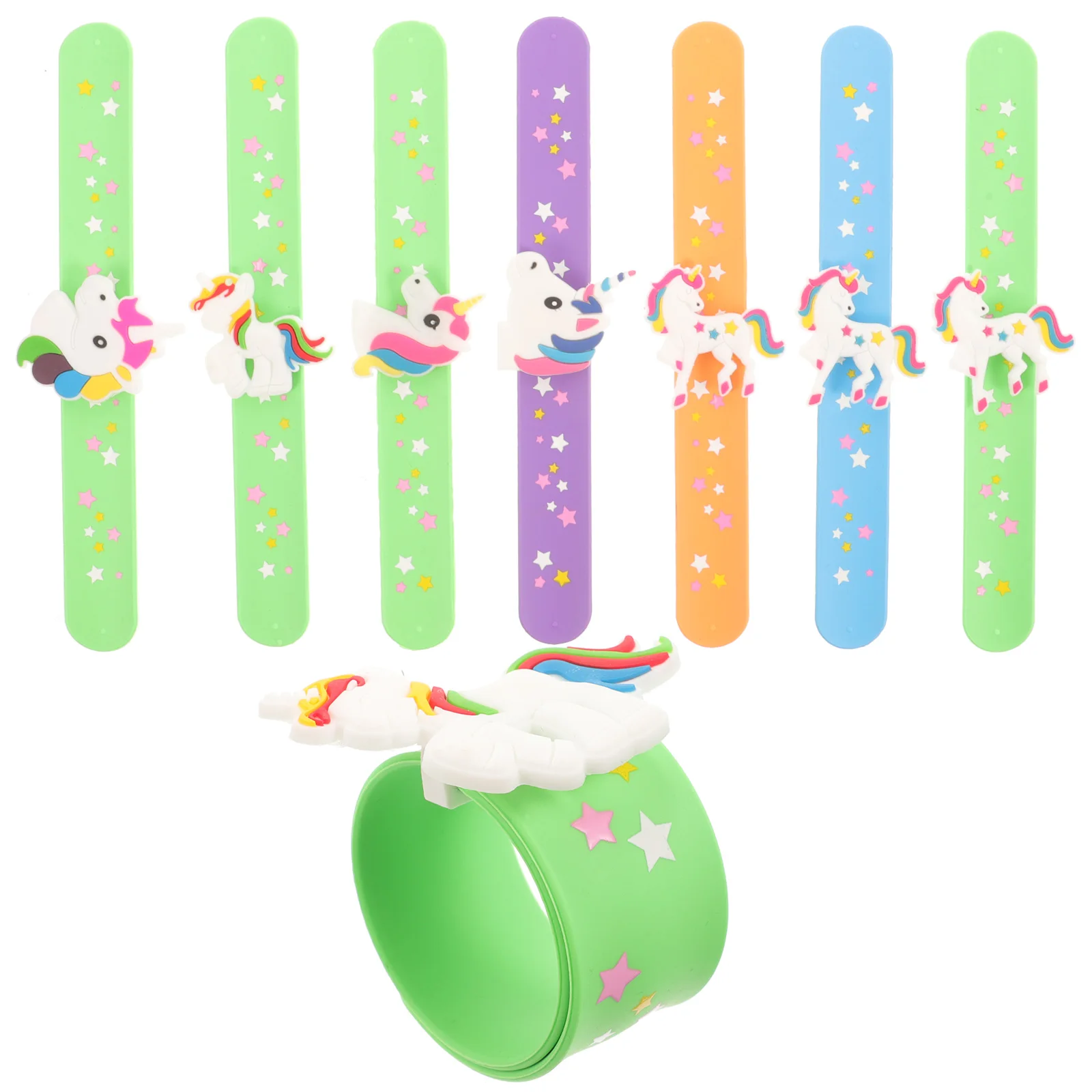 

Silicone Slap Bracelets Kids Wristbands Premium Material Comfortable Fit Party Favors Birthday Giveaways for Children