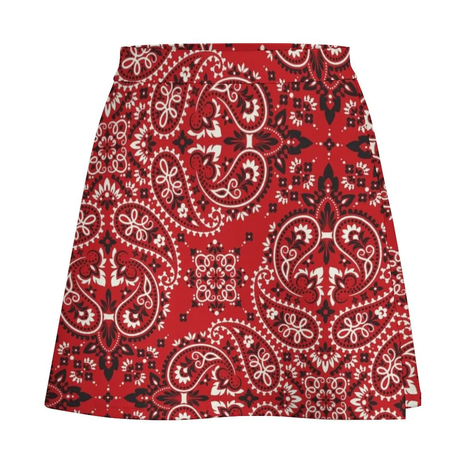Bandana style print Mini Skirt clothes for women Dresses Mini Skirt