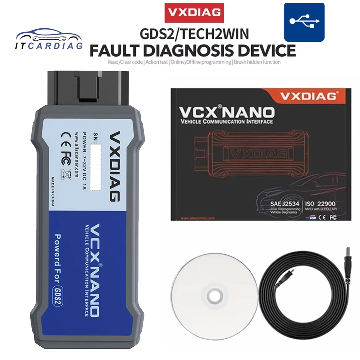 Vxdiag Nano Pro For…