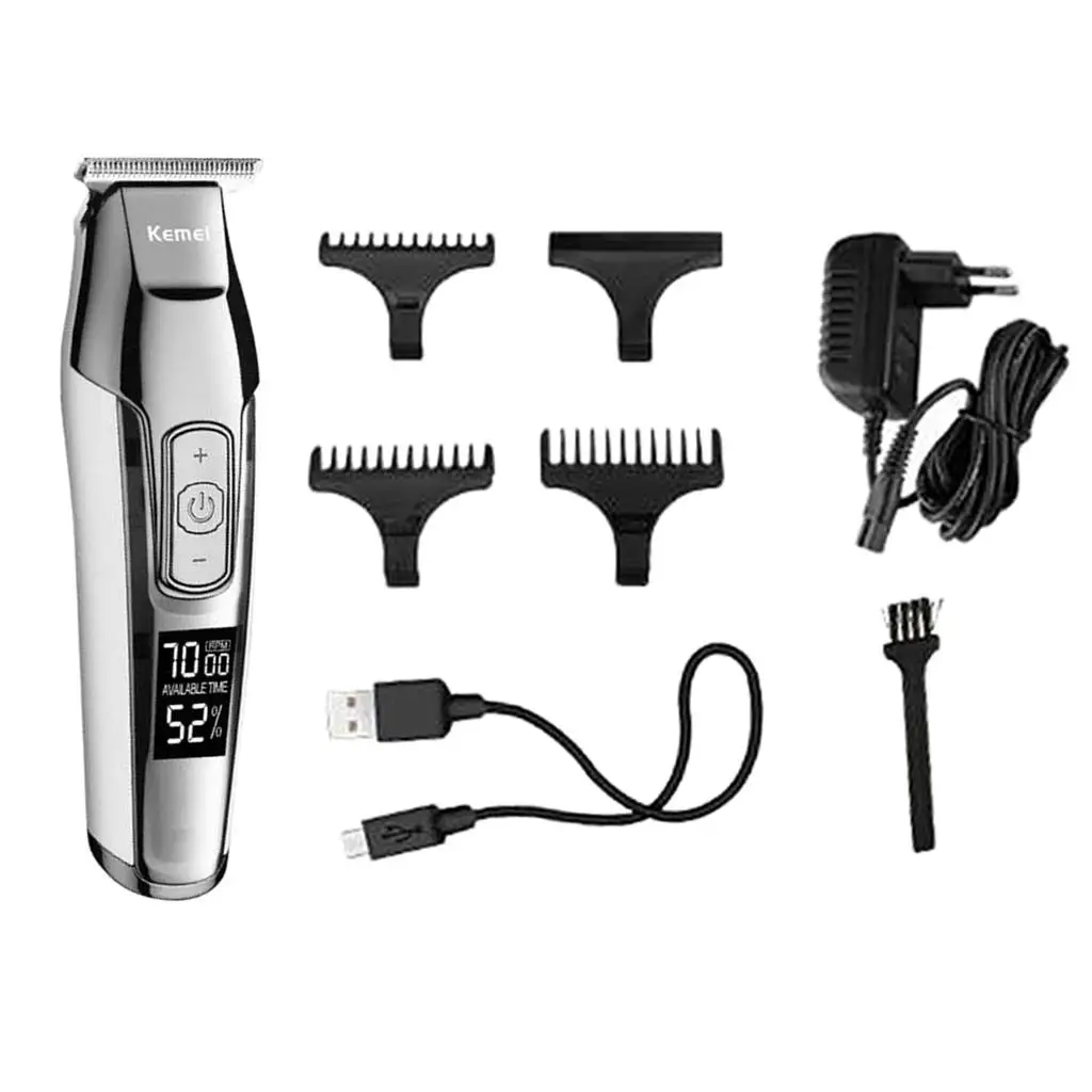 

Kemei Pro Electric LCD Cordless Men Hair Haircut EU Plug