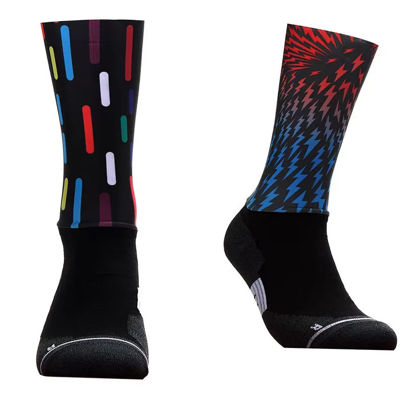 

Slip Anti Professional Bike Socks Bicycle Compression Sport Sock Men And Women Street Sports Socks Racing Cycling Socks 06