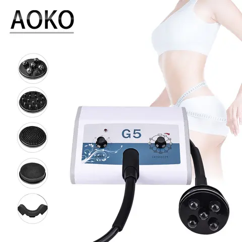 AOKO G5 Vibrating Body Slimming Machine High Frequency Fat Reduce Electric Shaping Massager 5 In 1 Weight Loss Device For Spa
