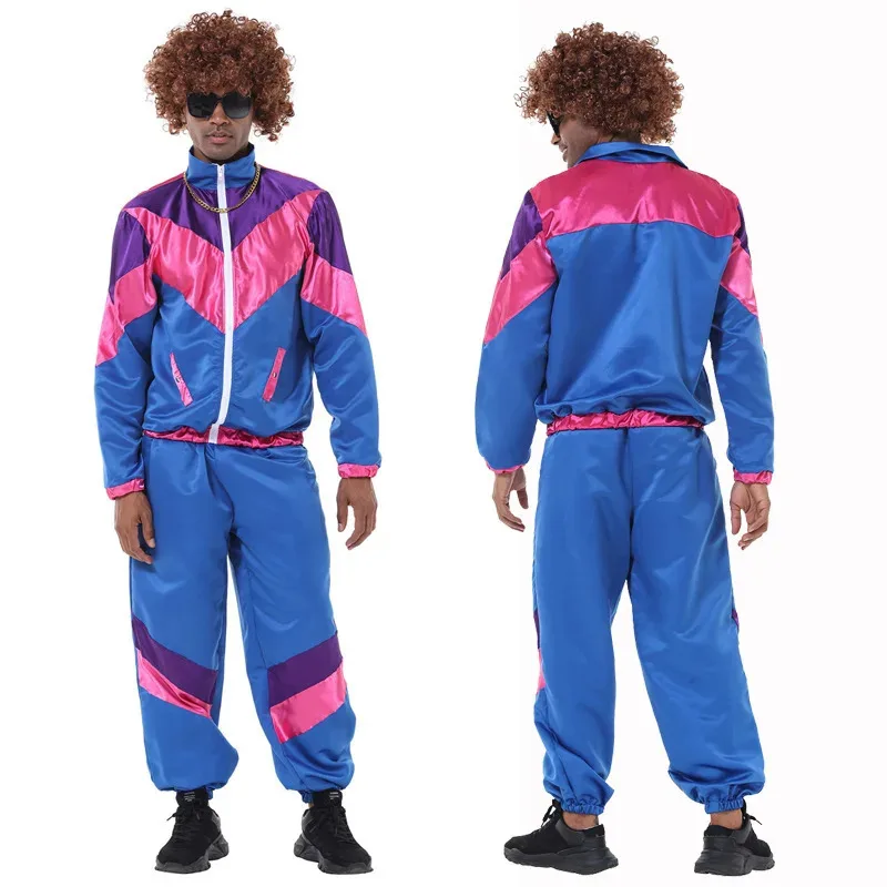 

Sky05 European and American new 70s and 80s hip-hop rock music cos Halloween men's jazz stage performance clothing wholesal99Ji*