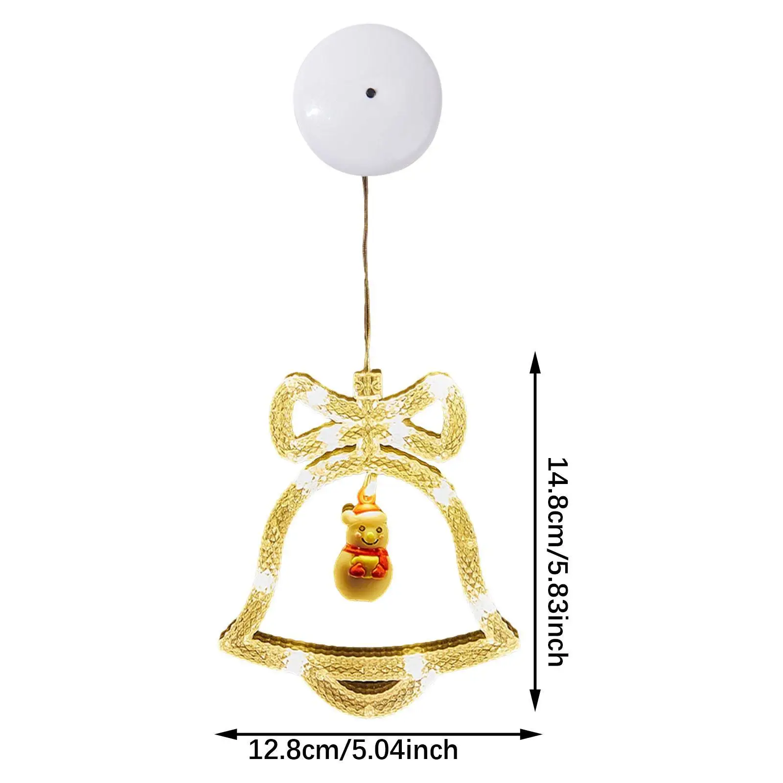 Christmas Window Light Xmas Ornament Lantern Lovely 3 Modes Adjustable