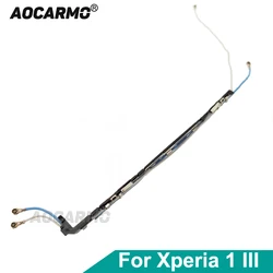 Aocarmo For Sony Xperia 1 III XQ-BC72 BC62 BC52 SOG03 SO-51B IV CT72 Signal Flex Cable Coaxial RF Antenna With Holder Assembly