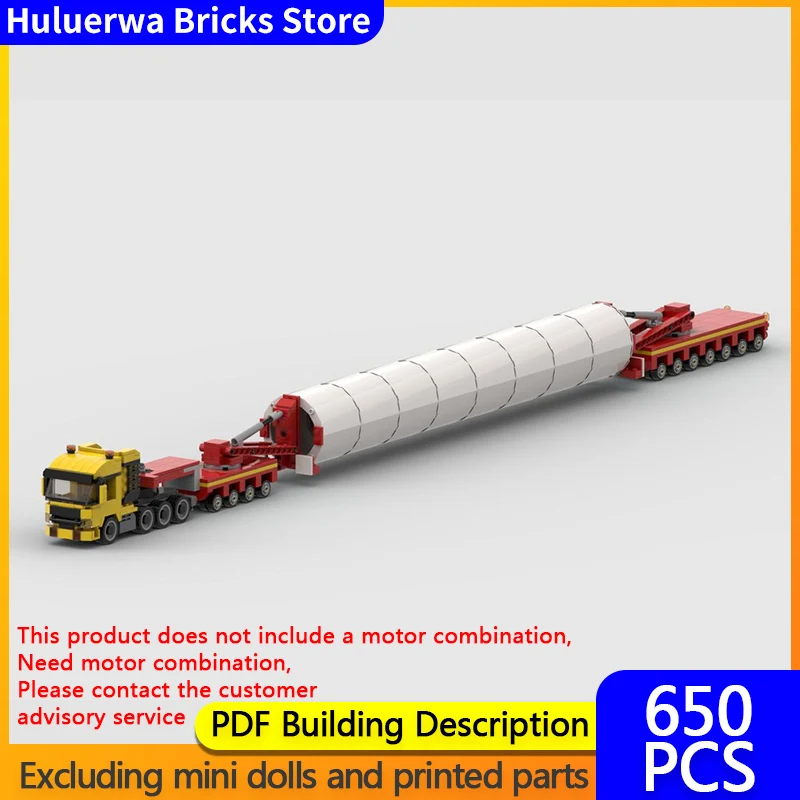 

Модель городской автомобиль MOC, строительные кирпичи FH16, сверхмощный транспортный грузовик, модульная технология, детские праздничные подарки, сборные игрушки, костюм