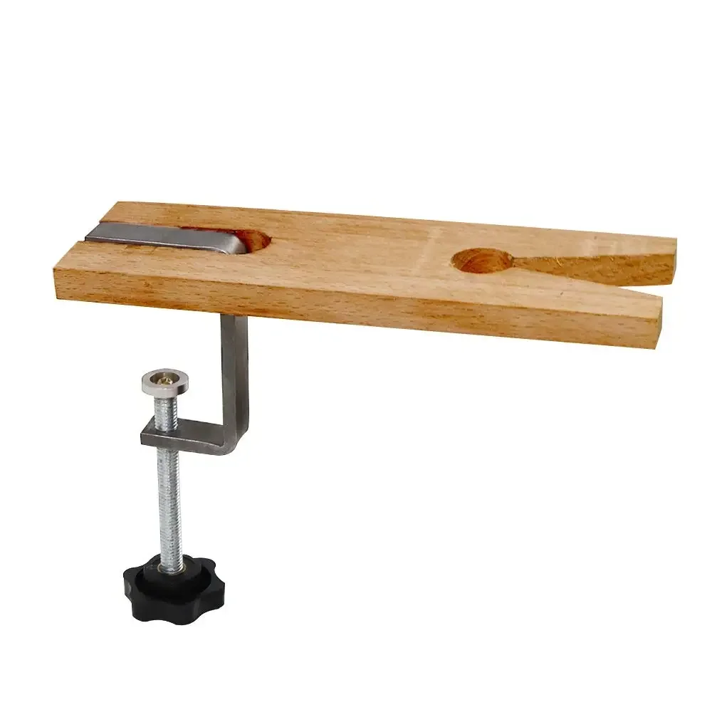 Jewelers Bench Pin Clamp Wooden Workbench Jewelry Making Processing Tools V Slot Clip Tool Jewelry Polishing Cutting Tools