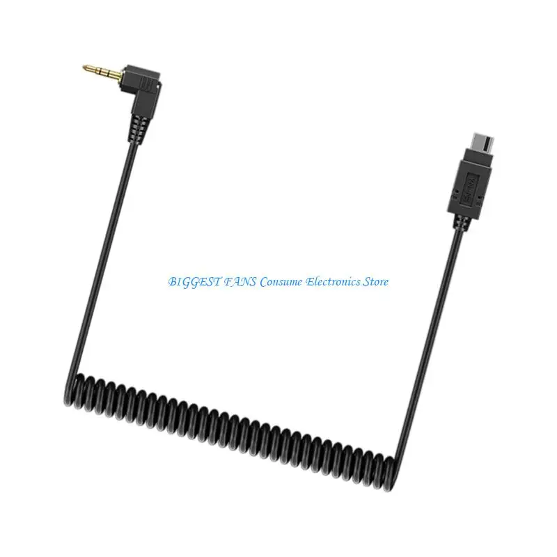 

Universal 2.5mm Flash PC Syncing Cable Spring Load Design Wire Compatible for Cameras Flash Photography Accessories