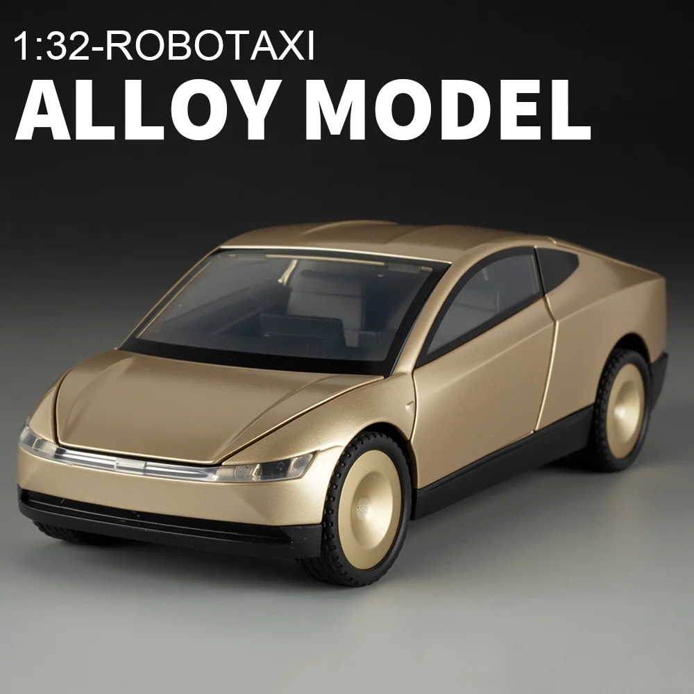1:32 Bilancia Robotaxi Macan Giocattoli Auto Pressofuso In Lega Modello Suono Luce Tirare Indietro Porte Aperte Veicolo In Miniatura Kid Festival Presente