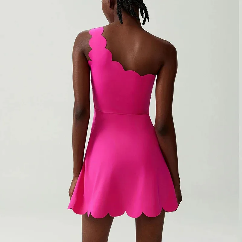 Women‘S Tennis Dress With Built-In Shorts And Bra Quick Dry Pickleball Dress Moisture-Wicking Sports Dress