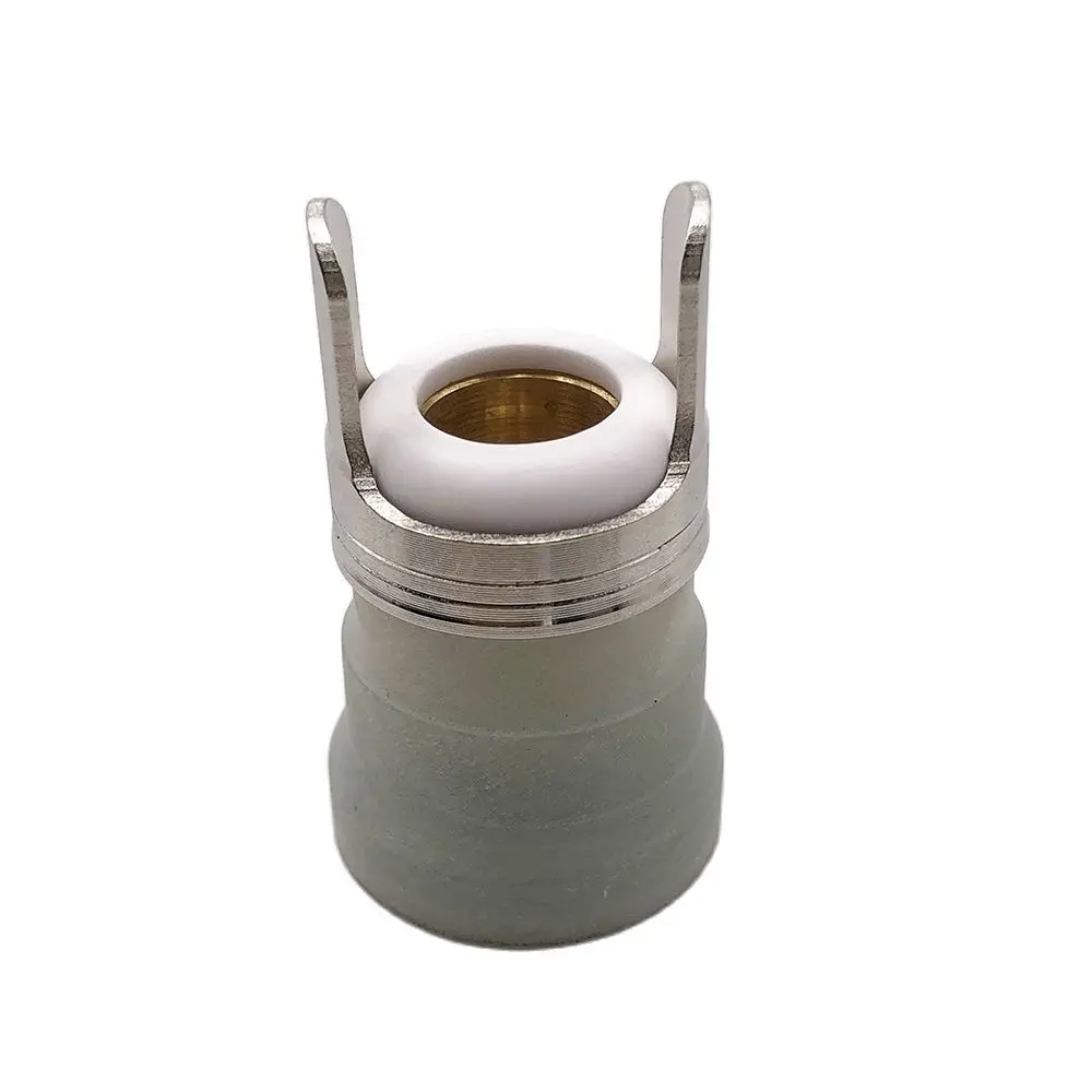 PT60 PT-60 Plasma cutting torch consumables shield cup with ceramic nozzle and isolation spring each 2pcs