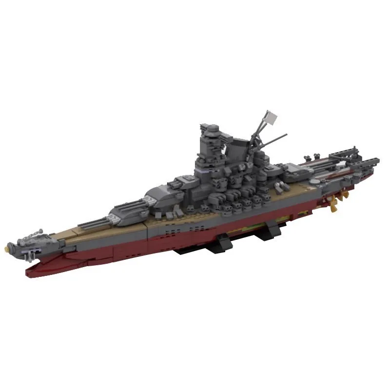 

Строительный блок MOC, военный корабль, сращивание строительного блока, модель линкора, орнамент, мужское хобби, коллекционные кирпичи, детские подарки