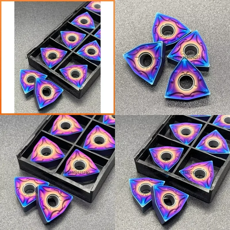 High Quality Carbide WNMG080408 WNMG080404 WNMG080412 Turning Tool Blue Flame Serie CNC Milling Blade WNMG 080404 Cutting
