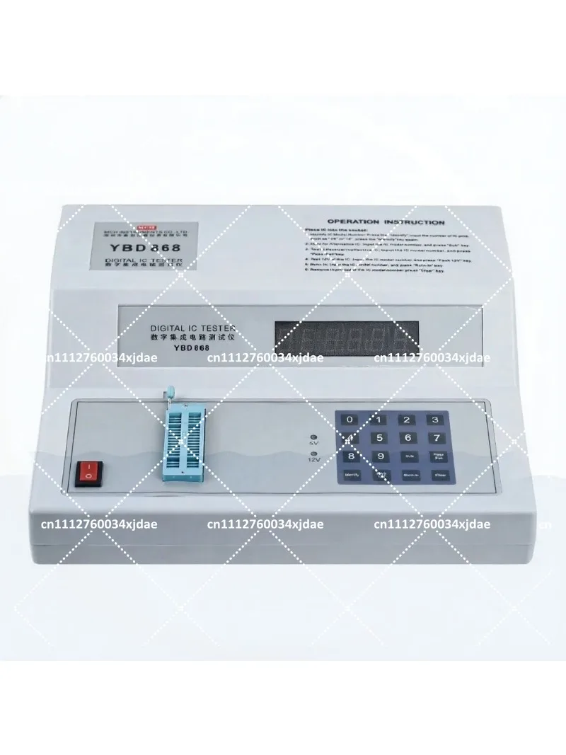 Desktop IC Chip Tester YBD868 Offline Measuring Instrument for Digital Integrated Circuit Component Testing