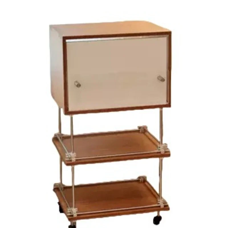 Medieval Design Movable Storage Cabinet Locker Optical Axis Ocean Board Combination Side Cabinet