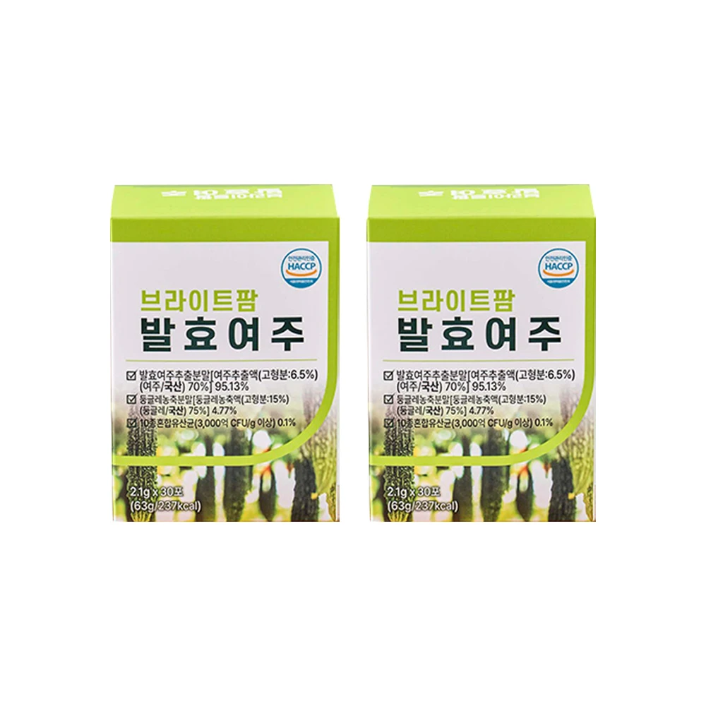 [Brightfarm]Korean High Concentrate Fermented Bitter Melon Powder Stick 1 Box 30EA