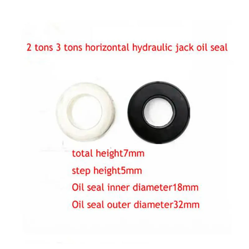 2 Tons 3 Tons Horizontal Hydraulic Jack Accessories Oil Seal Sealing Ring Soft Rubber Oil Seal NEW