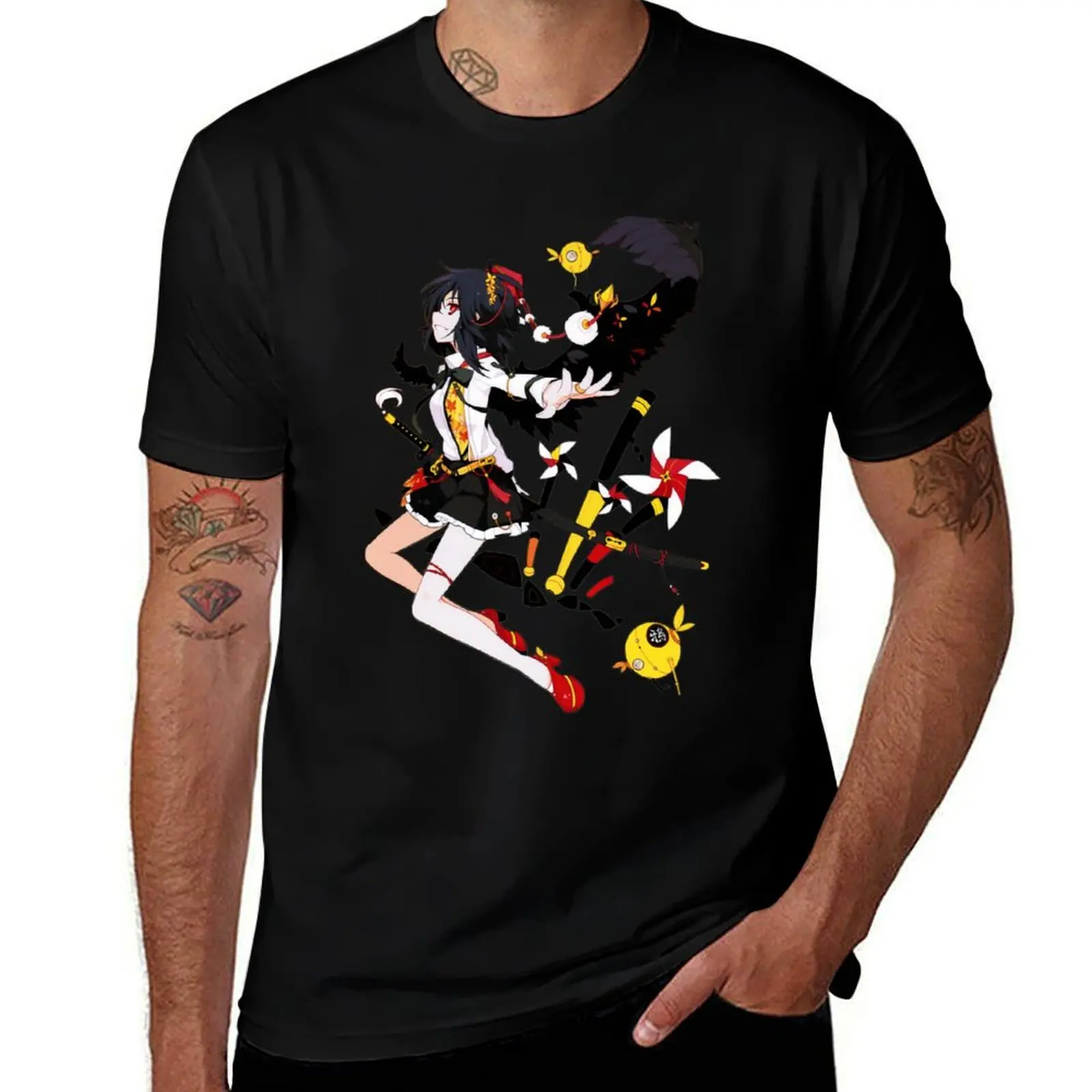 

Touhou Project - Aya Shameimaru T-Shirt Casual Basic Short Sleeve T-Shirt