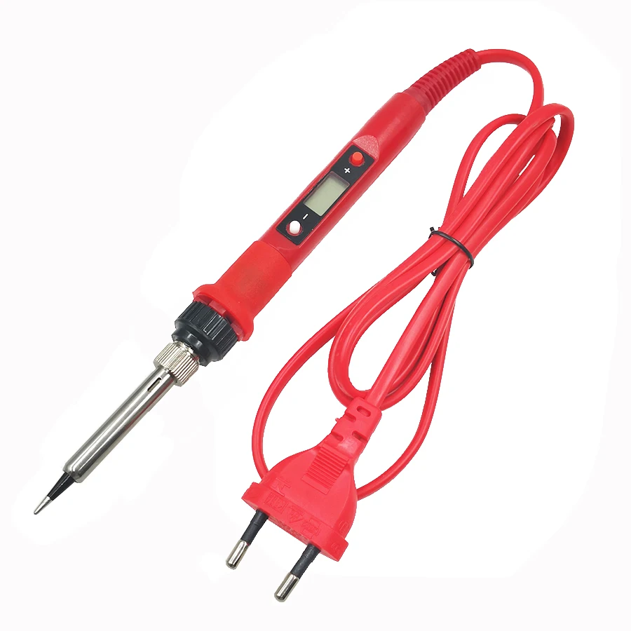 80W Digitale Elektrische Lötkolben Set Kit 220V 110V Temperatur Einstellbar LCD Display Solder Schweißen Eisen Werkzeug tipps – Detail 33