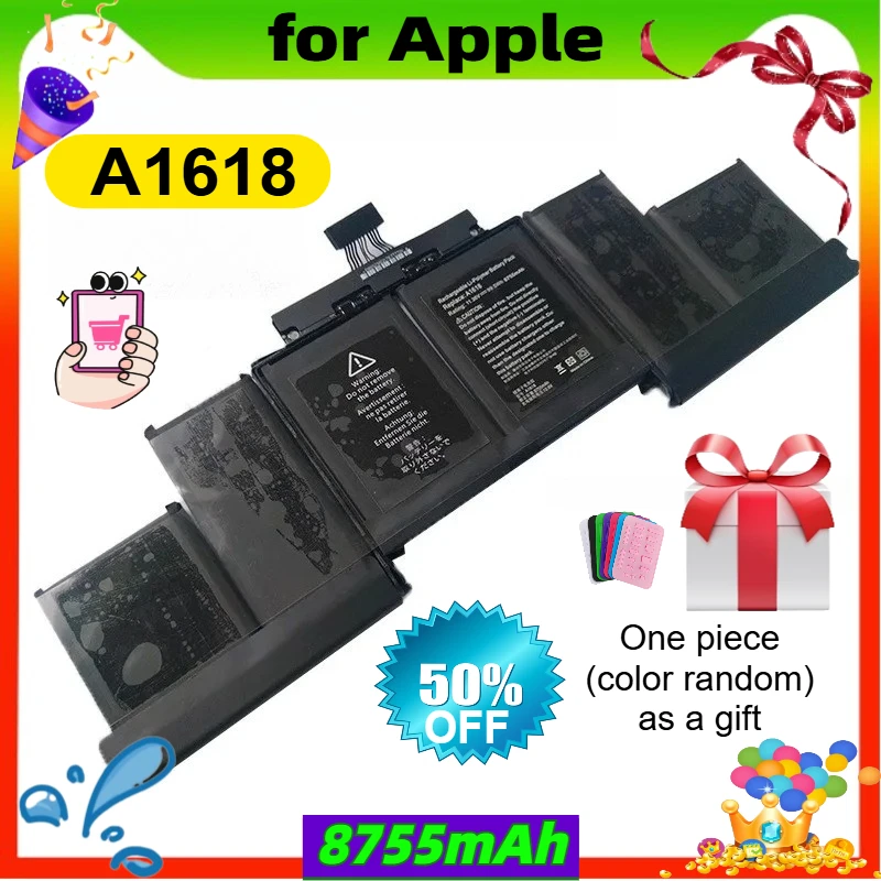 

A1494 A1618 Laptop Battery for Apple Macbook Pro 15" A1398 Retina (ME293 ME294 MGXA2 MGXC2 Late 2013 and Mid 2015)