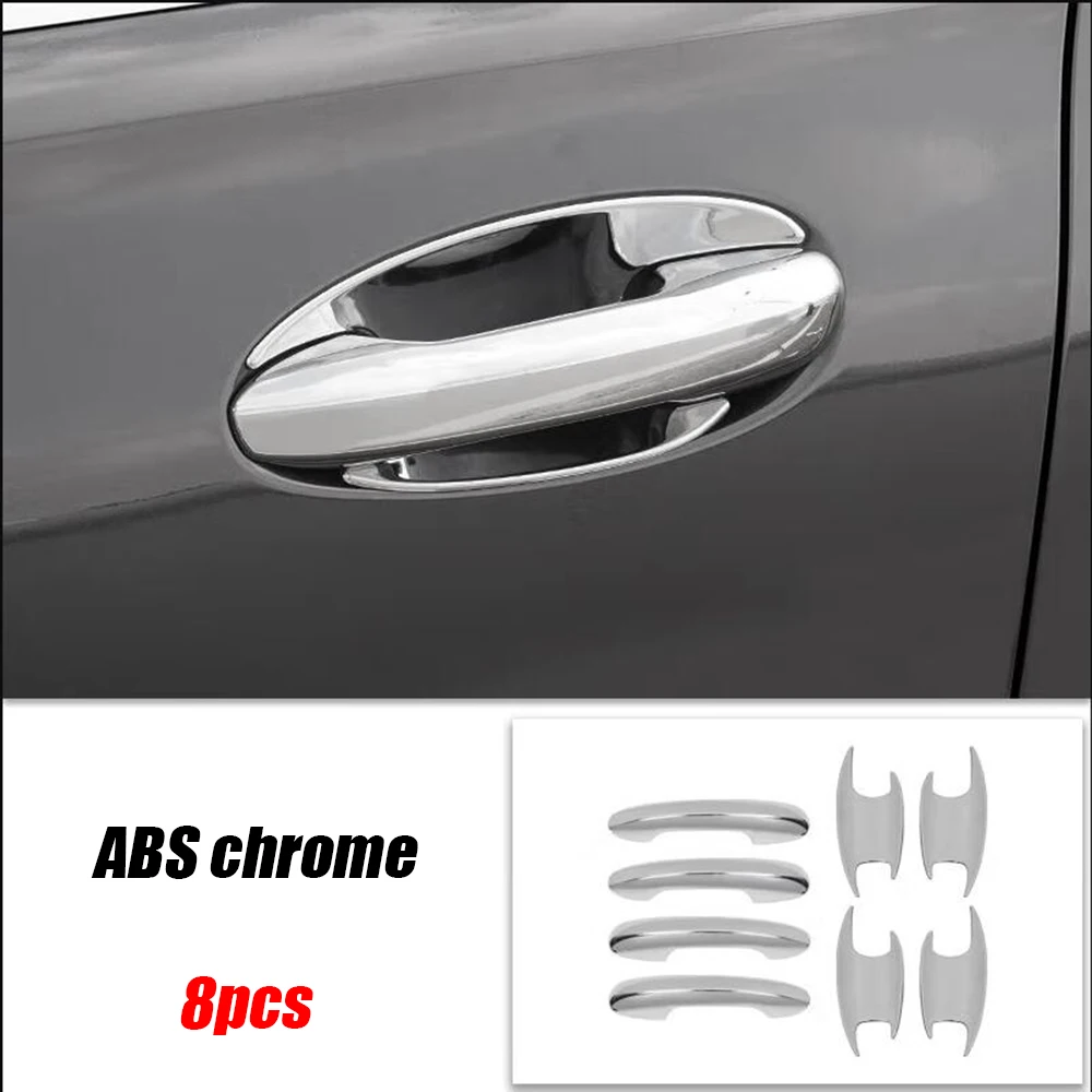 

2022 For Mercedes Benz C Class W206 C200 C220 C260 C300 ABS Car Door Handle Bowl Trim Cover Decorative Frame Styling Accessories