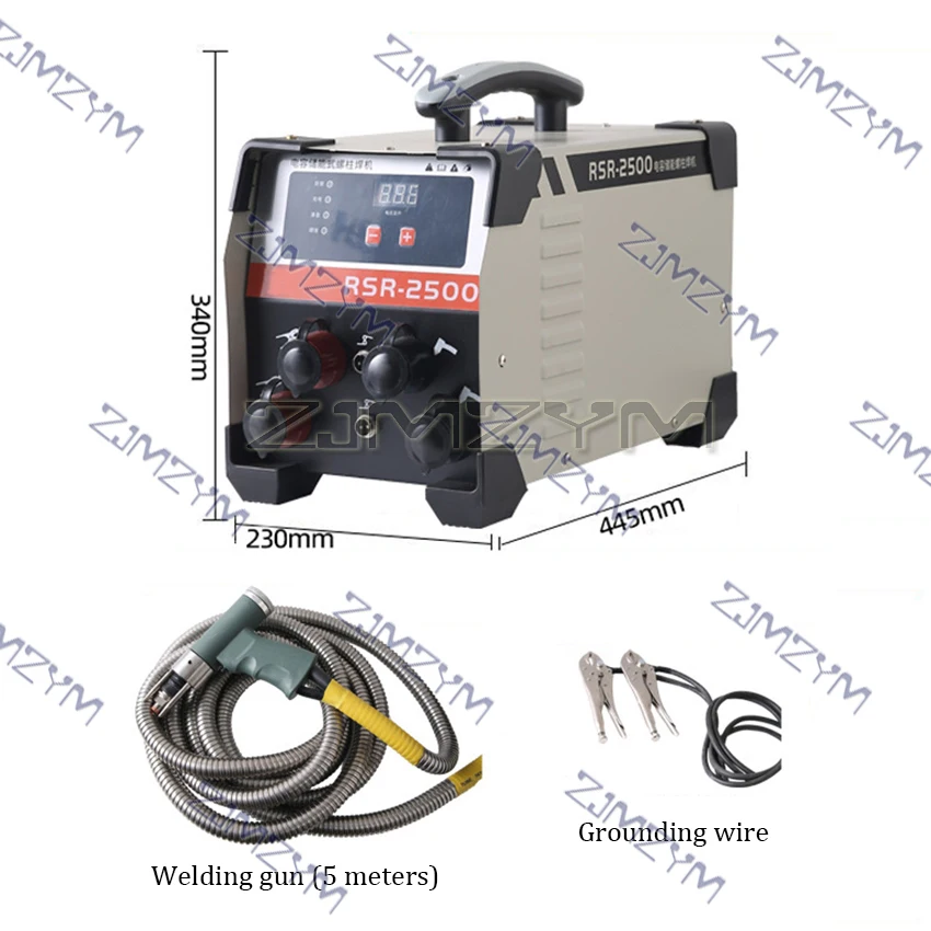 RSR-2500 Capacitor Energy Storage For Stud Welder Bolt-Plate Insulated Nail Screw Welder Welding Machine 220V
