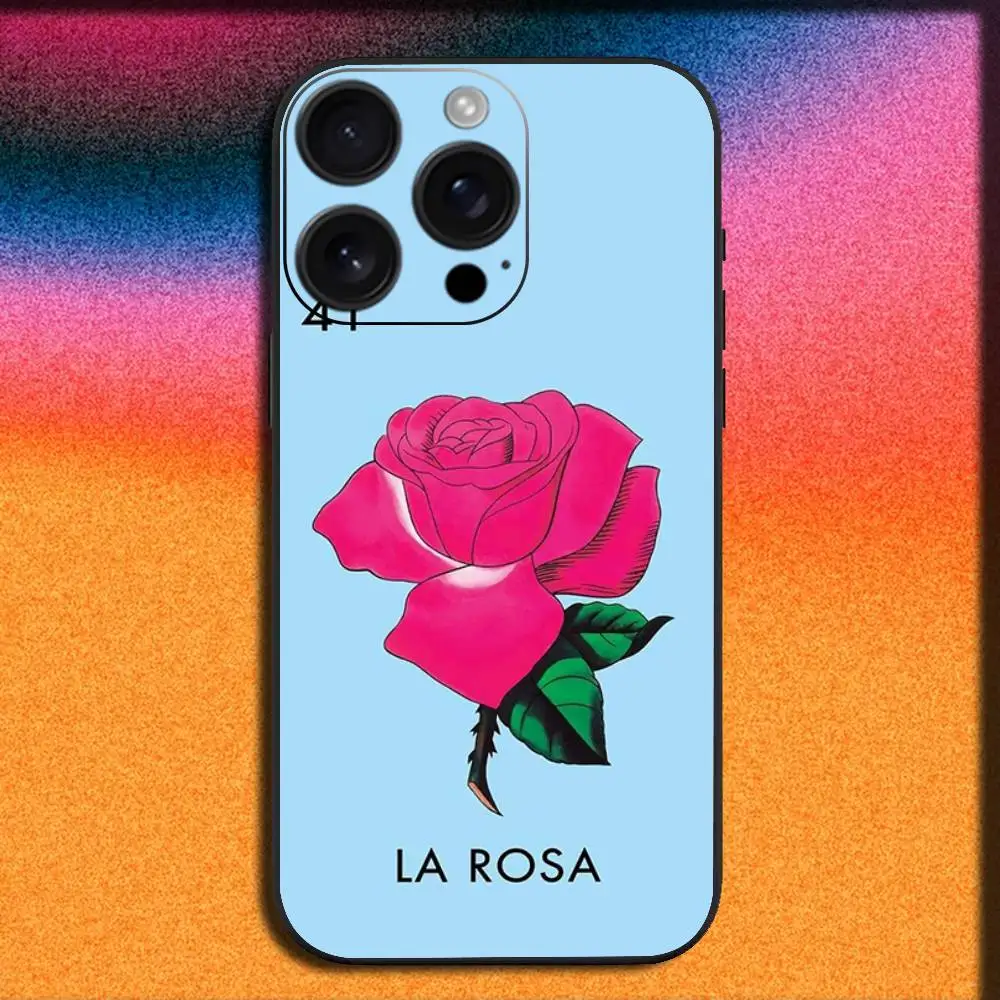 حافظة هاتف بينغو اليانصيب المكسيكي المضحك لهاتف آيفون 17,16,15,14,13,12,11,Pro,Max,Plus,E,SE4,Air,غطاء أسود صغير