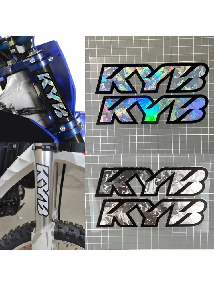 AliExpress NONE 2PCS/SET Holographic Fork Sticker Set, Waterproof Vinyl Decals for Motorcycle Dirt Bike, Multi-color Options
