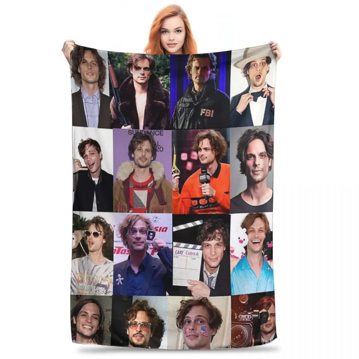 Spencer Reid From Criminal Minds Blanket Flannel Warm Sofa Throw Blankets For Couch Bedding Office Throws Bedspread Quilt