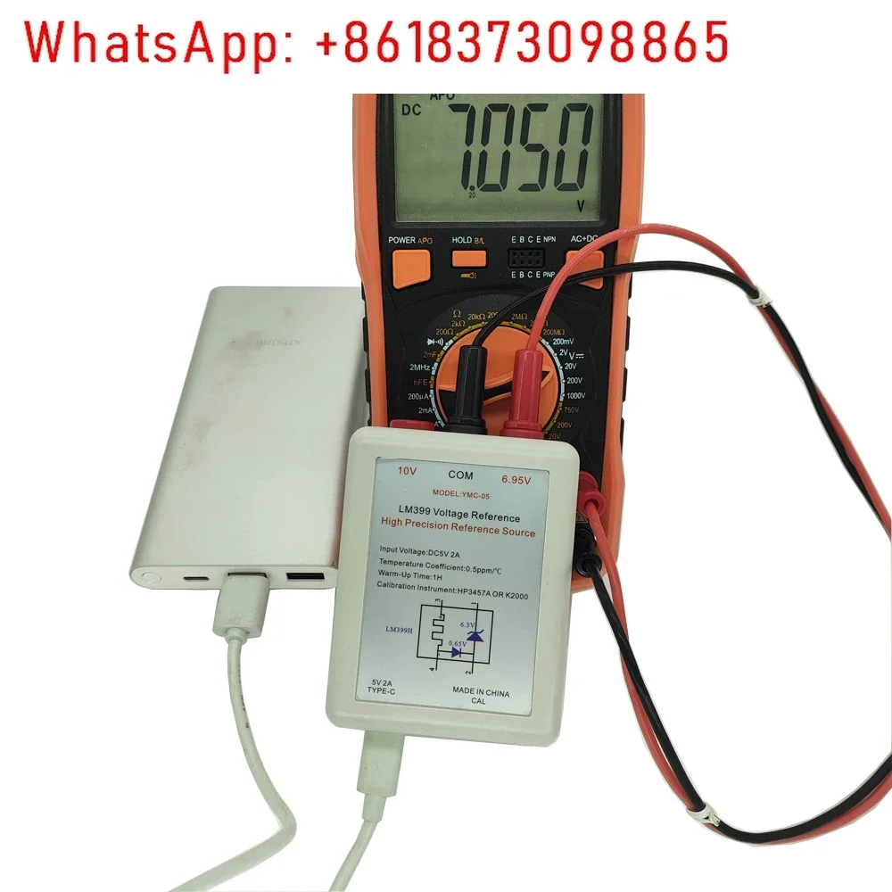 Handheld LM399 voltage reference, five or six high-precision constant temperature reference source