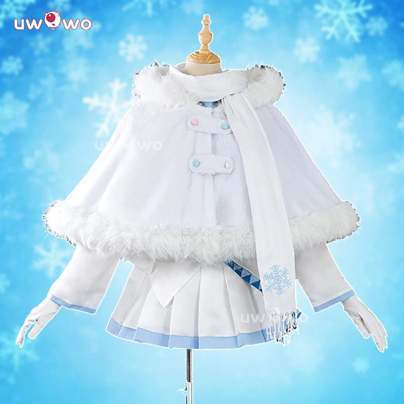 

UWOWO Collab Series:Mikku Cosplay 2024 Snow Winter Christmas Cosplay Costume Halloween Cosplay Costume