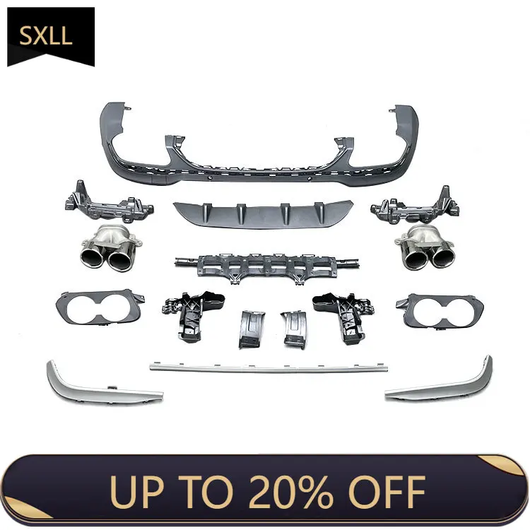 

Factory Direct GLC Class X253 C253 up GLC43 Rear Diffuser GLC43 Coupe Rear Lip for 2018-2021