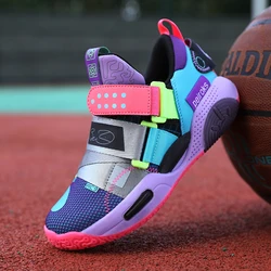 Scarpe da basket per ragazzi grandi scarpe sportive per bambini Sneakers per bambini di alta qualità 2022 uomini che corrono scarpe da basket per bambini da Tennis ragazzo