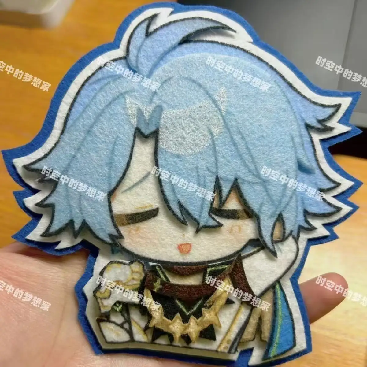 لعبة هونكاي: ستار السكك الحديدية غير المنسوجة التطريز المفاتيح الكرتون Phainon NeiKos496 قلادة كيرينغ حقيبة الملحقات هدية #2