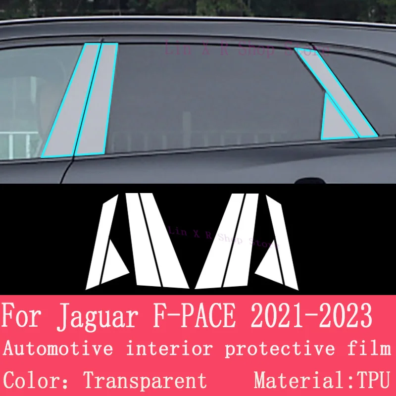 Dla jaguara F-PACE 2021 2022 2023 skrzynia biegów Panel nawigacyjny samochodowy wnętrze folia ochronna na ekran TPU Anti-Scratch naklejki