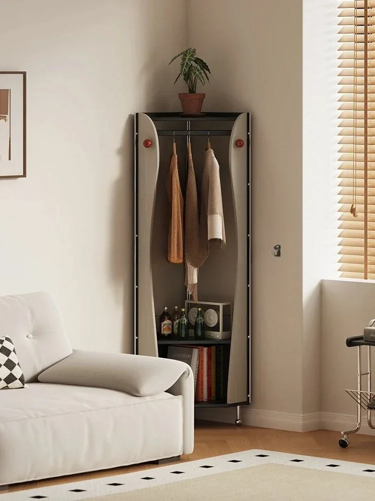y24-corner coat rack Bedroom floor hanger Small apartment entrance Multifunctional corner rack