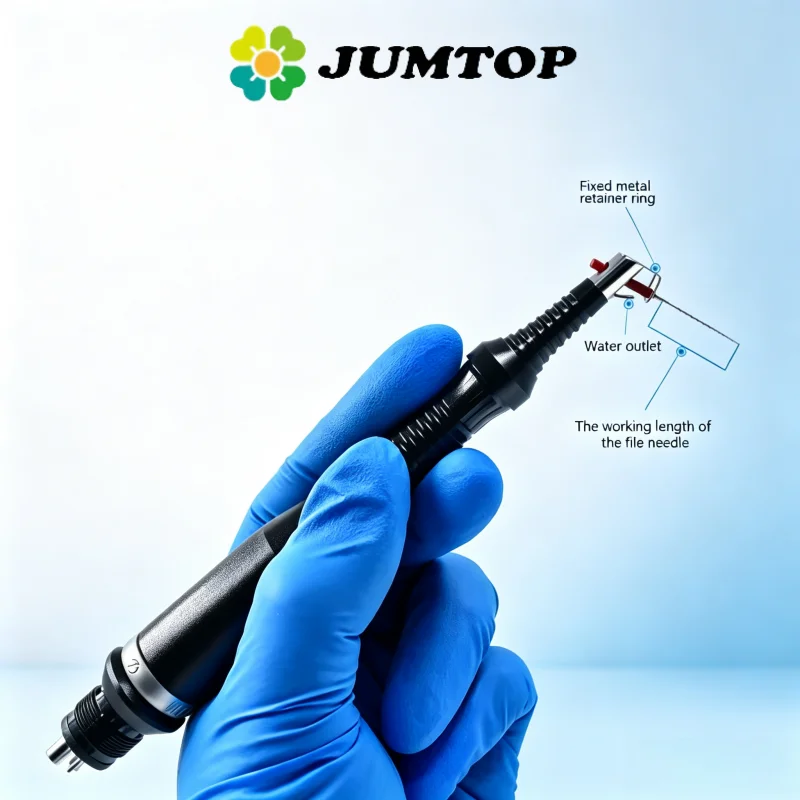 JUMTOP Dental Air Sonic Activator Handpiece with Irrigator File Dental Handpiece for Root Canal Treatment