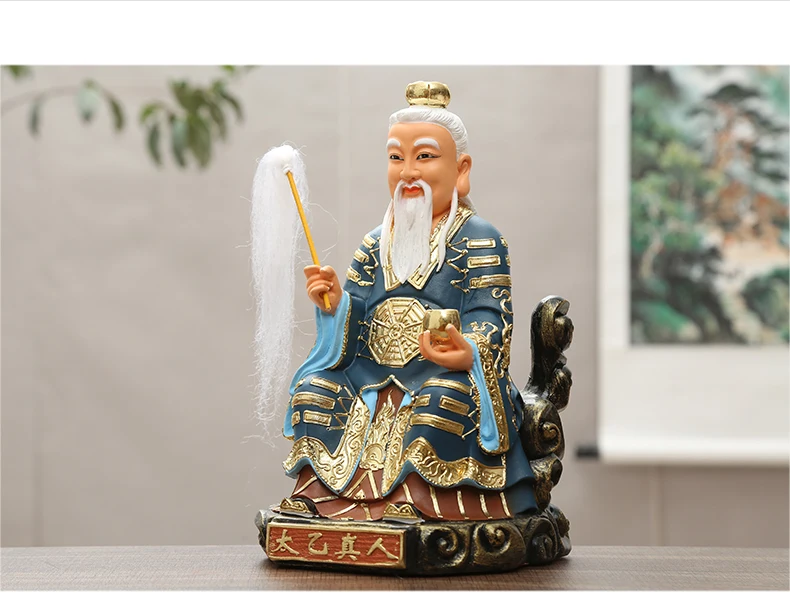 Imagem -04 - Figura Taoísmo do Sudeste Asiático Deus zu Shi Tai yi Zhonren Proteção Eficaz Prosperidade Estátua do Feng Shui Home Shop 30cm