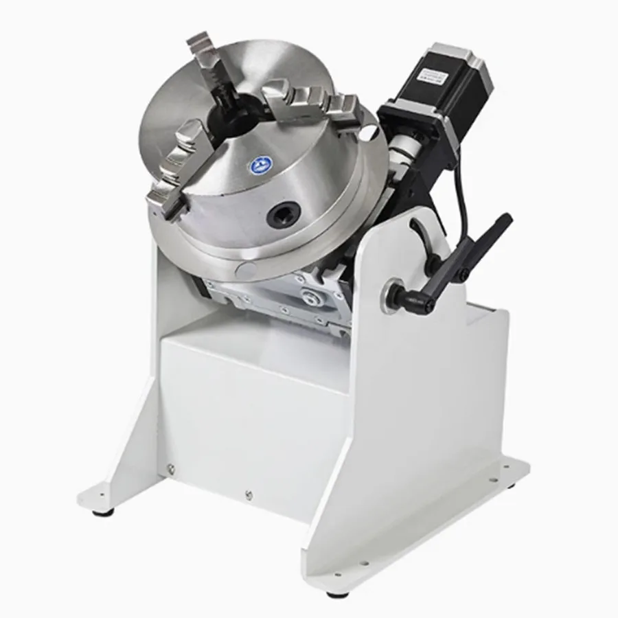 CNC precision automatic rotary table positioner, robotic arm arc welding, handheld laser welding, circumferential seam welding