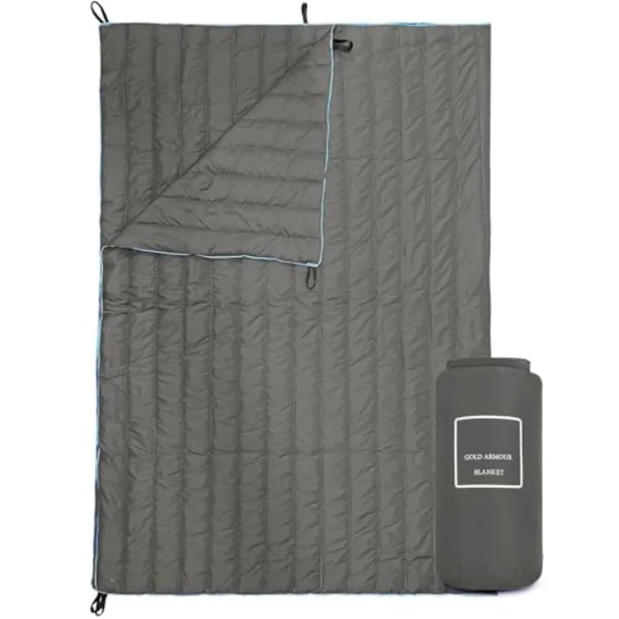 

Puffy Packable Camping Blanket - Lightweight and Compact Insulated Quilt for Outdoor - Camping Gear