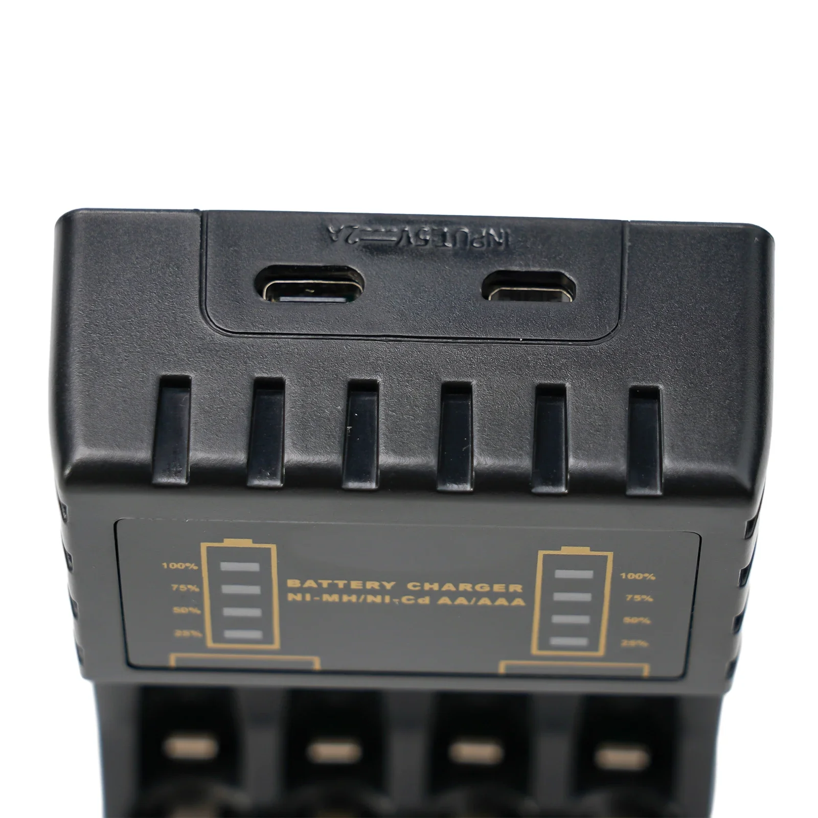 1pcs Battery Charger With Charging Cable 4 Slots DC 5V/2A 1.2V DC800mA Works With AA/AAA Ni-MH/Ni-Cd Rechargeable Batteries