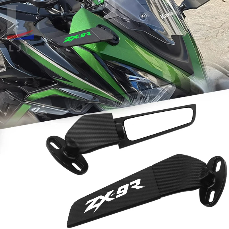 For KAWASAKI Ninja ZX9R ZX-9R ZX900 Motorcycle CNC rearview mirror fixed wing