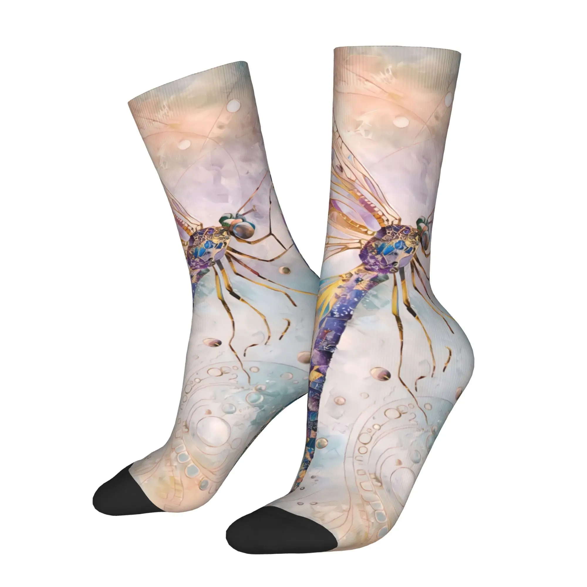 

Красивые модные мужские носки из полиэстера с принтом, популярные