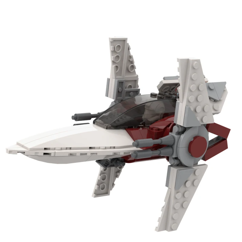 مجموعة بناء نجمية مخصصة من 217 قطعة، طراز ألفا-3 نيمبوس-كلاس في-وينج ستارفايتر، هدية احتفالية للأطفال